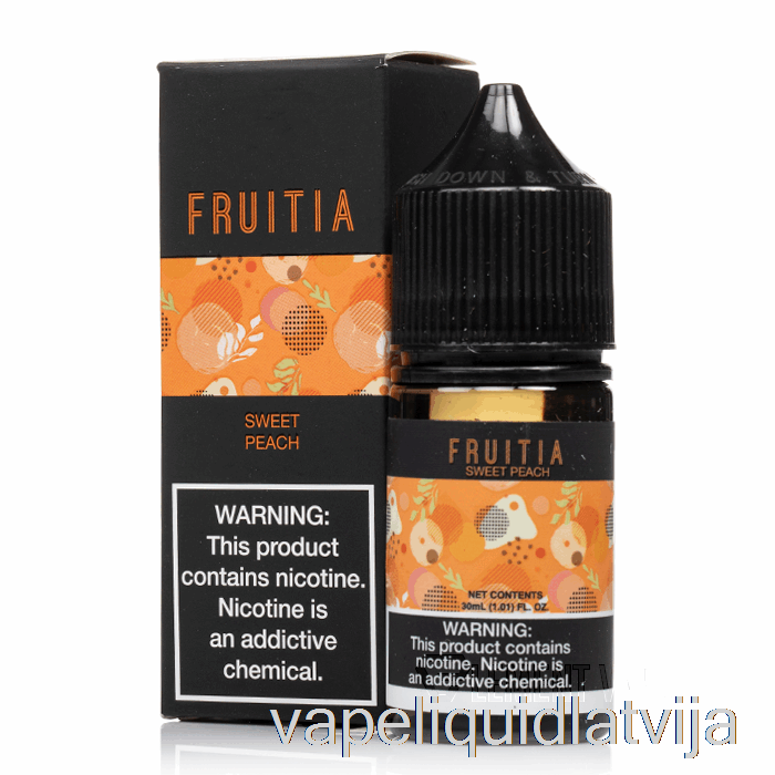 Saldais Persiks - Fruitia Sāļi - 30ml 35mg Vape šķidrums